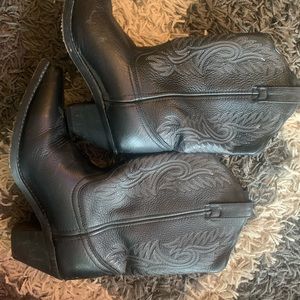 Masterson black cowboy boots size 9